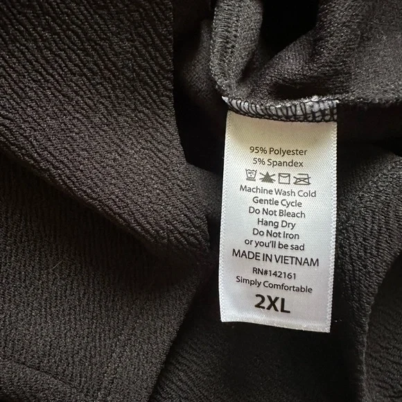 LuLaRoe Cassie Black Pencil Skirt - Picture 4 of 4